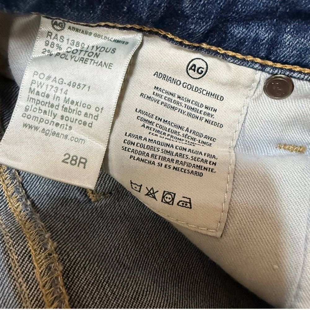 **SOLD**AG Adriano Goldschmied Dark Blue Skinny Jeans - Picture 6 of 7
